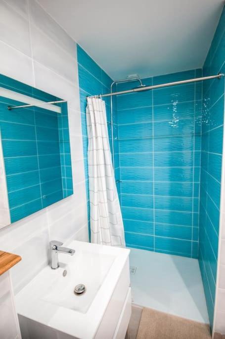 Appart-Duplex Vue Mer Panoramique Balcon & Piscine Proche Commerce Penmarcʼh Exterior foto